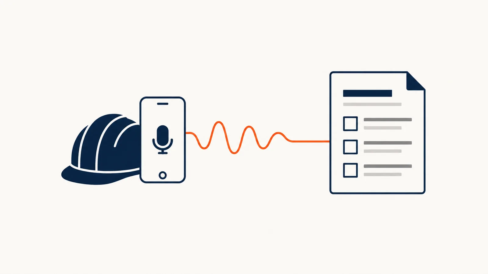 Onde sonore qui se transforme en document structuré